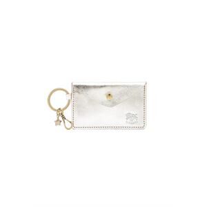 NEW IL BISONTE women's classic key holder in silver